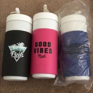 3 vintage victorias secret drink cups